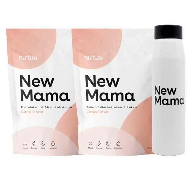 New Mama Bundle - 60 Day Supply + Bottle